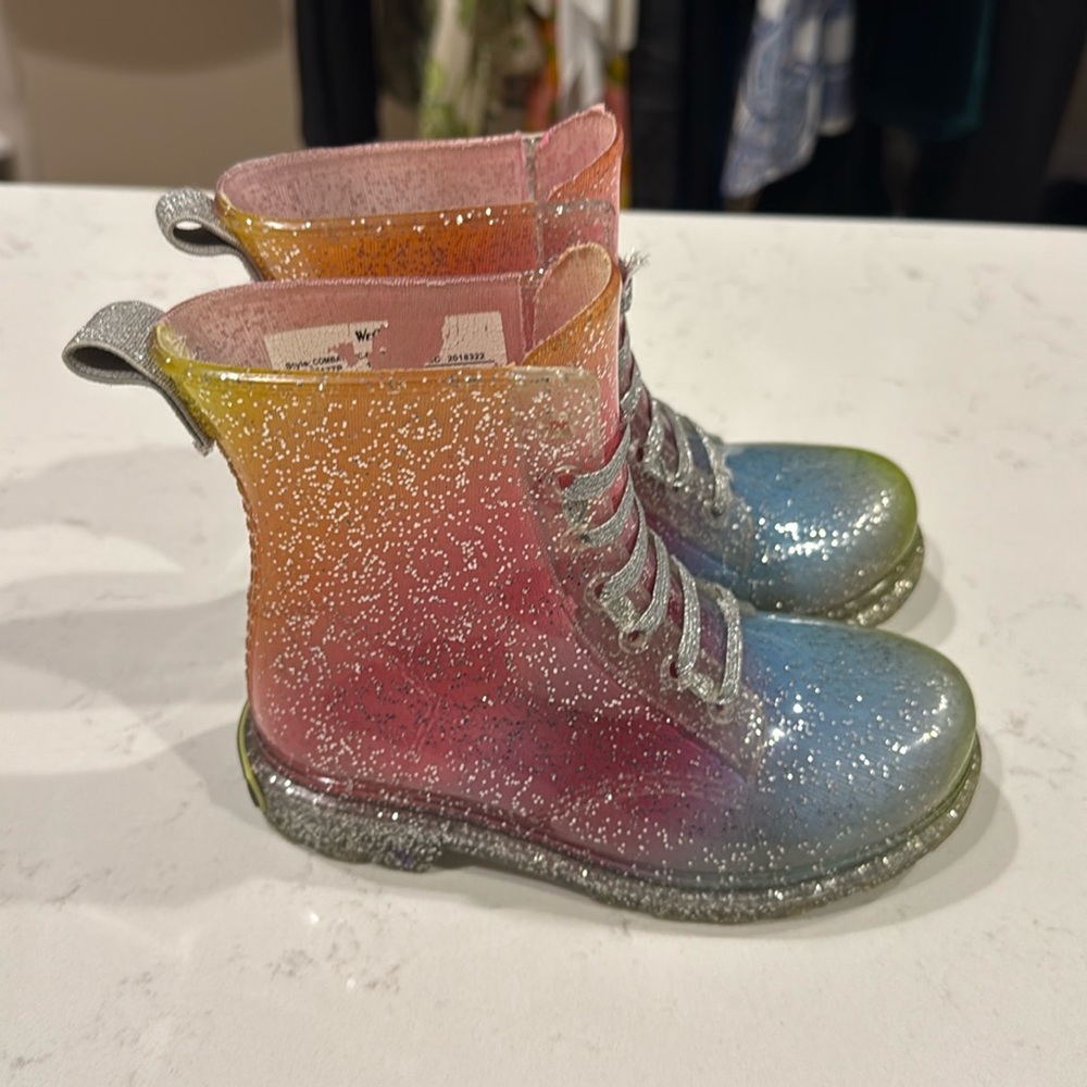 Glitter Rubber Boots